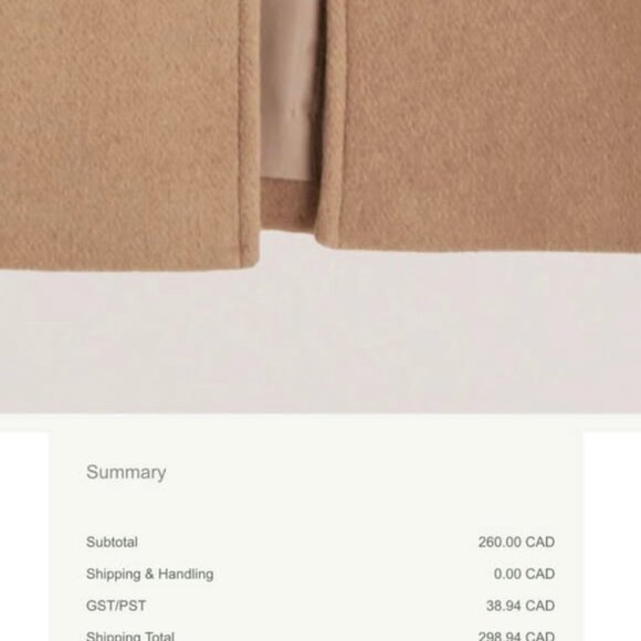 Abercrombie & Fitch Wool-Blend Dad Coat - Picture 6 of 6